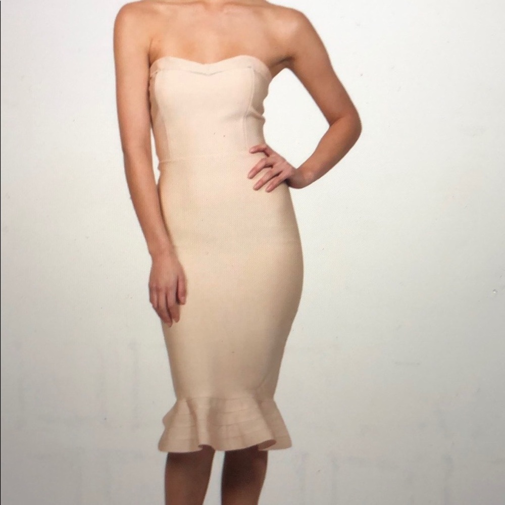 Mermaid fit bandage dress
